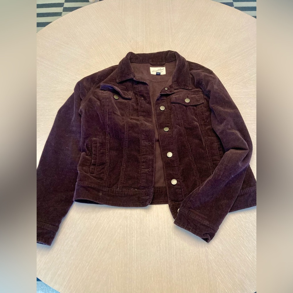 Universal Thread - Plum corduroy jacket - SZ M - pockets